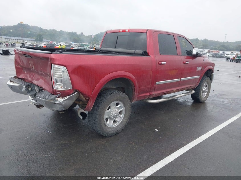 Vin: 3c6ur5fl5dg560899, lot: 46858471, ram 2500 laramie 20134