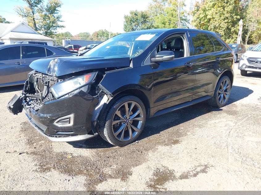 Vin: 2fmpk4ap2gbc47066, lot: 46858496, ford edge sport 20162