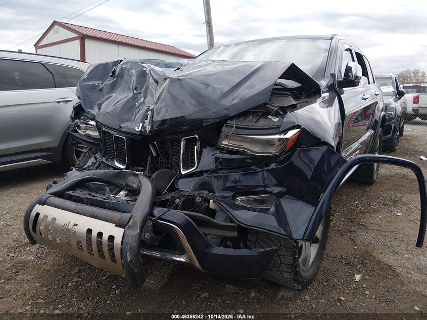 Vin: 1c4rjfcg9fc174348, lot: 46858521, jeep grand cherokee overland 20152