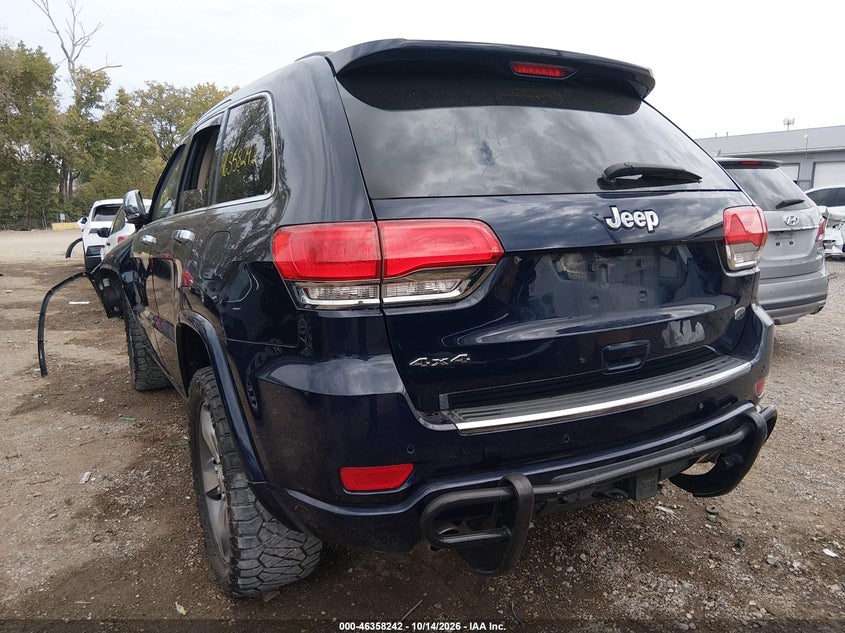 Vin: 1c4rjfcg9fc174348, lot: 46858521, jeep grand cherokee overland 20153