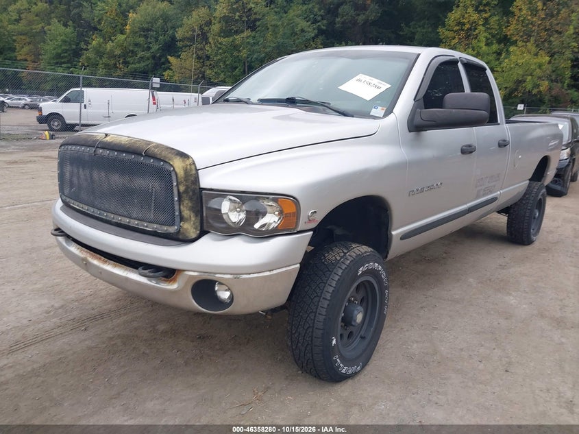 2005 Dodge Ram 2500 Slt/Laramie, Удар ззаду, IAAI, VIN 3D7KS28C35G830185 — фото 2