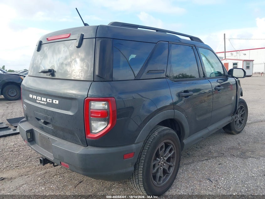 Vin: 3fmcr9b68mra82618, lot: 46858580, ford bronco sport big bend 20214