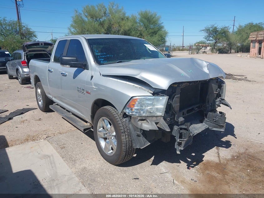 Vin: 1c6rr7gt6js244125, lot: 46858598, ram 1500 big horn  4x4 6'4 box 2018 img_1