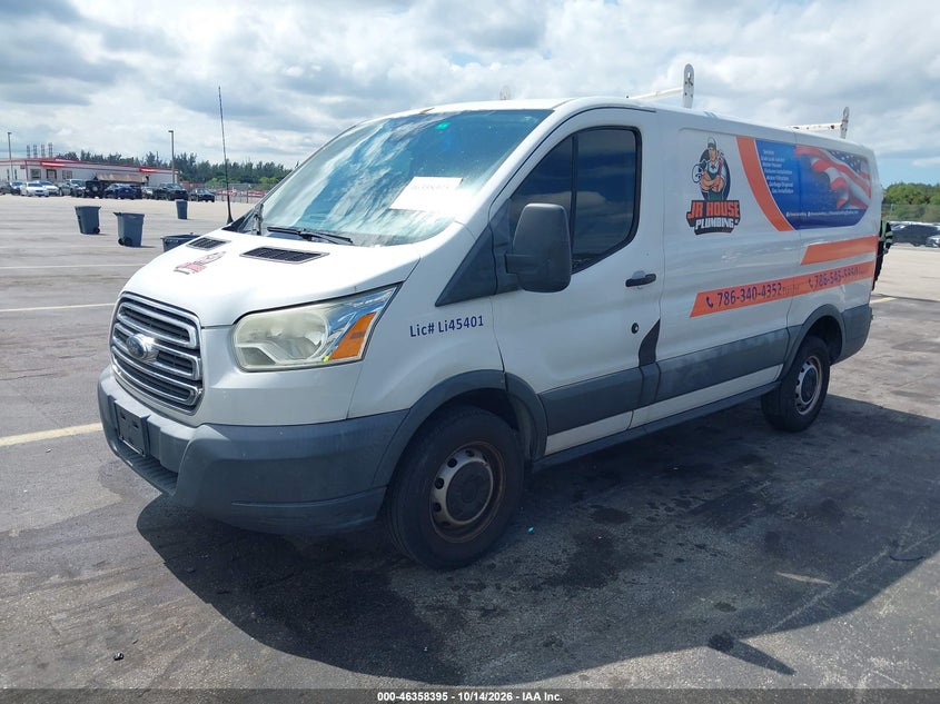 Vin: 1ftnr1zm0fkb15170, lot: 46858674, ford transit-250 20152