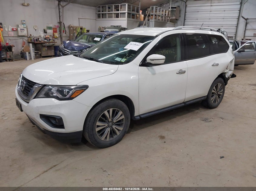 2018 Nissan Pathfinder Sv, По кругу, IAAI, VIN 5N1DR2MM5JC635727 — фото 2