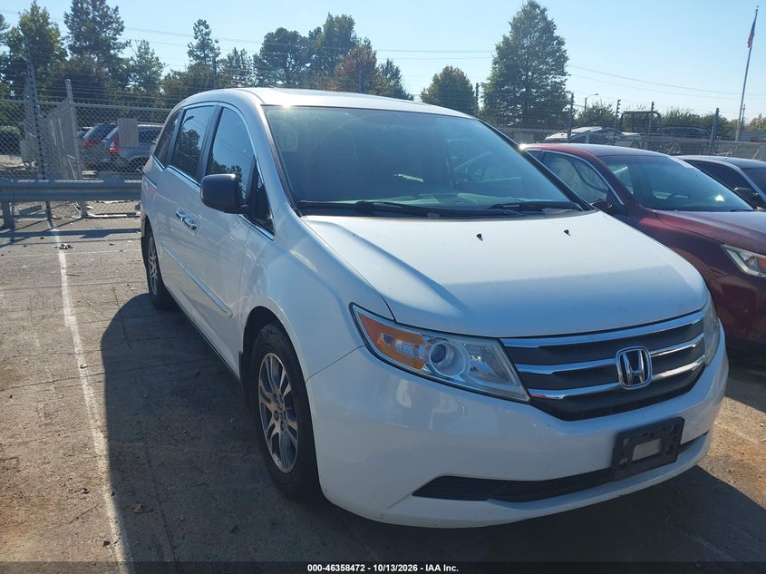 Vin: 5fnrl5h63db046319, lot: 46858751, honda odyssey ex-l 20131
