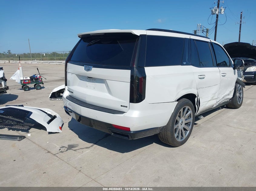 Vin: 1gys4dkl2mr263985, lot: 46858762, cadillac escalade 4wd premium luxury platinum 20214