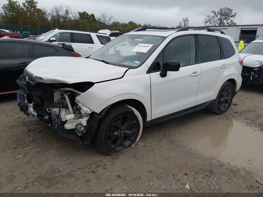 2018 Subaru Forester 2.5I Premium, Удар спереди, IAAI, VIN JF2SJAEC9JH459952 — фото 2