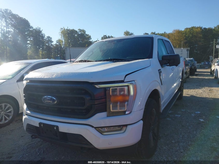 2022 Ford F-150 Xlt, Оба бока, IAAI, VIN 1FTEW1EP0NFA39272 — фото 2