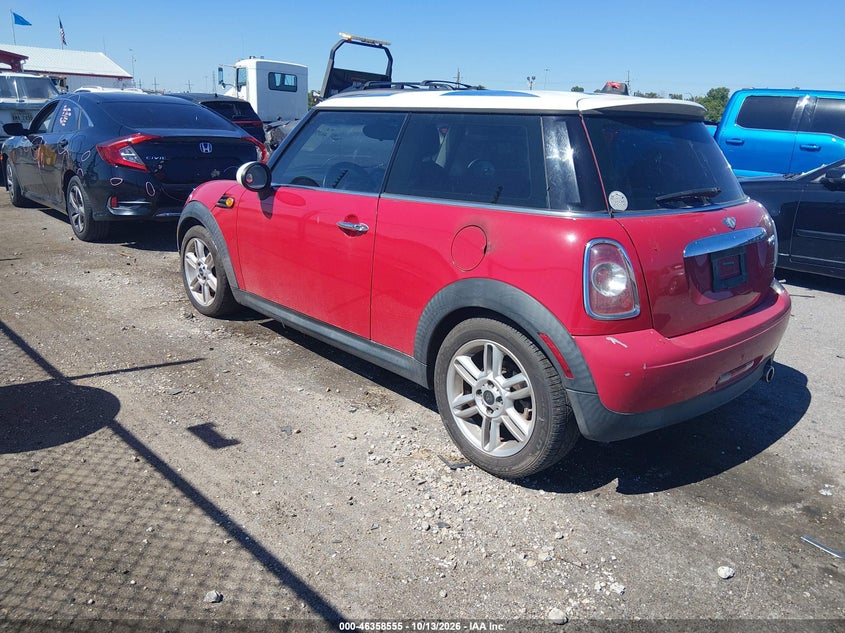 Vin: wmwsu3c58ct185162, lot: 46858834, mini cooper 20123
