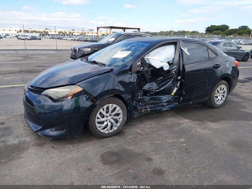 Vin: 5yfburhe4hp730304, lot: 46858857, toyota corolla le 20172