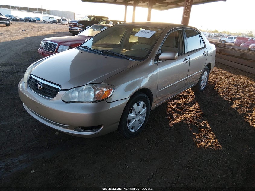 2007 Toyota Corolla Le, Обычный износ, IAAI, VIN 1NXBR32E77Z812872 — фото 2