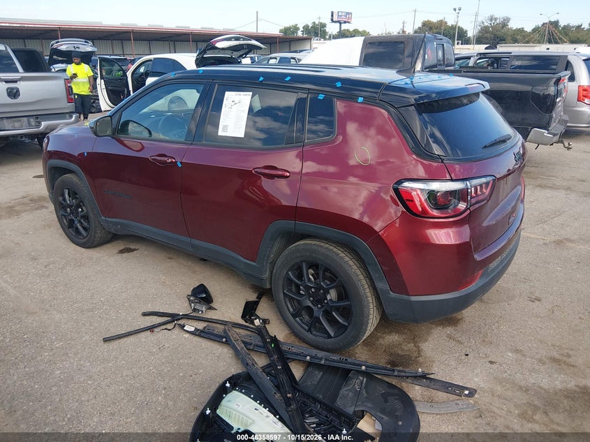 Vin: 3c4njcbb7nt234455, lot: 46858876, jeep compass altitude fwd 20223