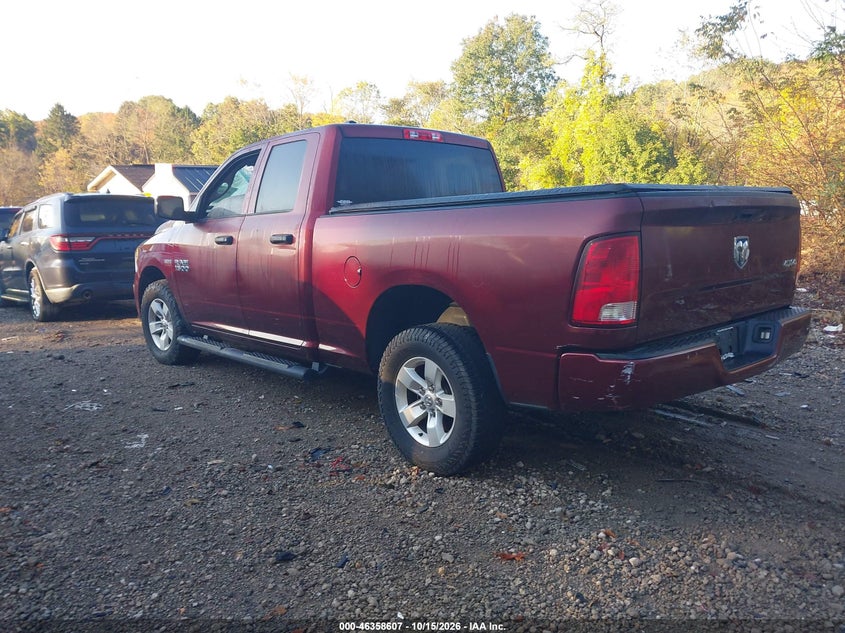 Vin: 1c6rr7ft6js221638, lot: 46858887, ram 1500 express  4x4 6'4 box 20183