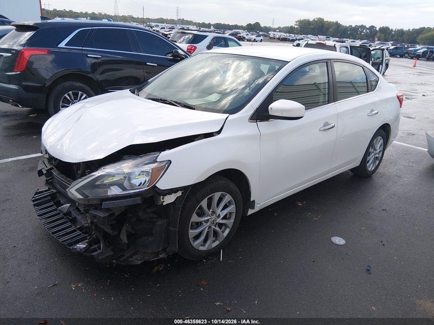 2019 Nissan Sentra Sv, Front End, IAAI, VIN 3N1AB7AP5KY287608 — photo 2