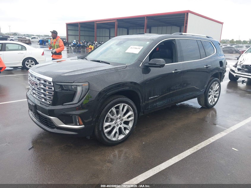 2025 GMC Acadia Awd Denali, Rear, IAAI, VIN 1GKENRRSXSJ216343 — photo 2