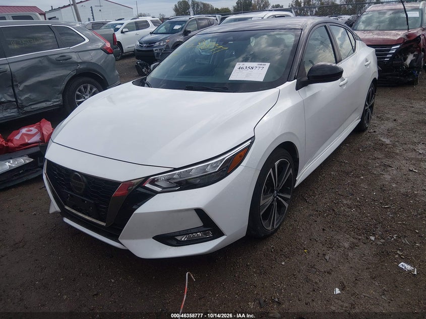 2021 Nissan Sentra Sr Xtronic Cvt, Right Side, IAAI, VIN 3N1AB8DV7MY295762 — photo 2