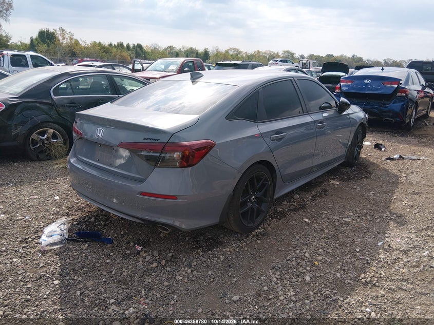 Vin: 2hgfe2f51th534412, lot: 46859059, honda civic sport 20264