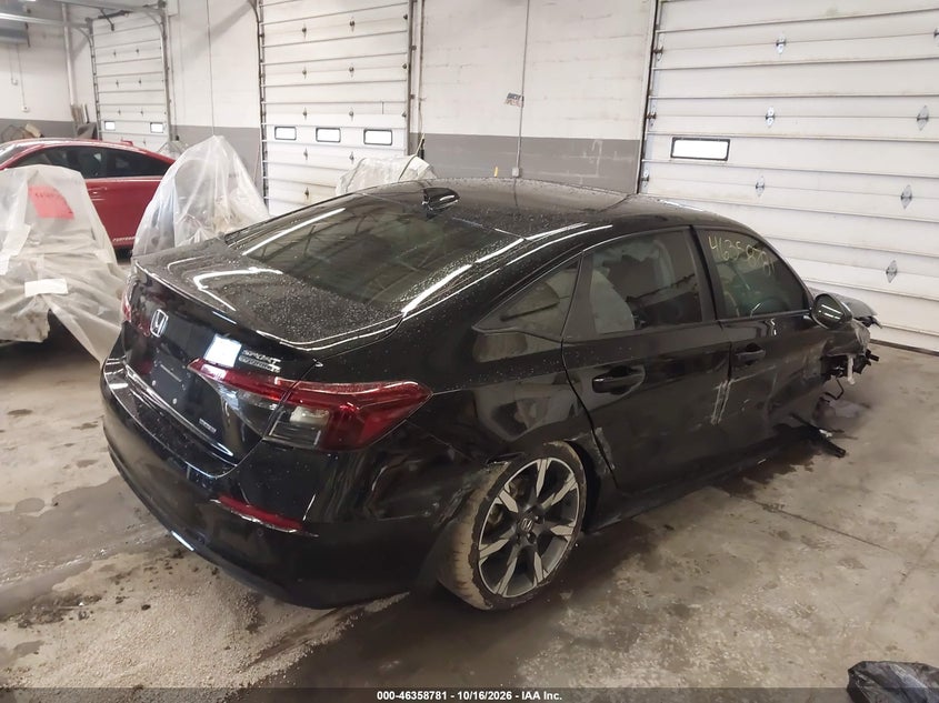 Vin: 2hgfe4f80sh337820, lot: 46859060, honda civic hybrid sport/sport touring 20254