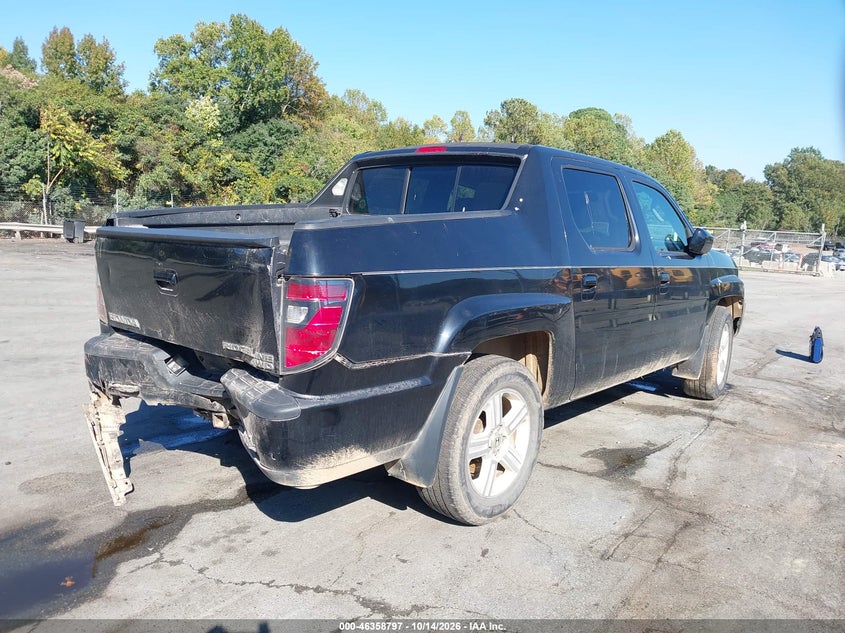 Vin: 5fpyk1f51db005647, lot: 46859076, honda ridgeline rtl 20134