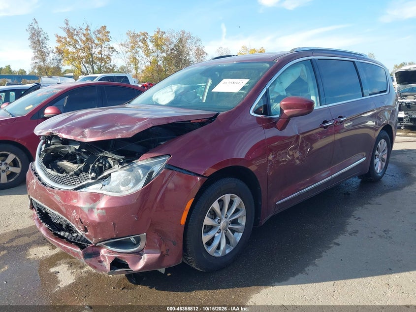 Vin: 2c4rc1bg2jr194293, lot: 46859091, chrysler pacifica touring l 20182