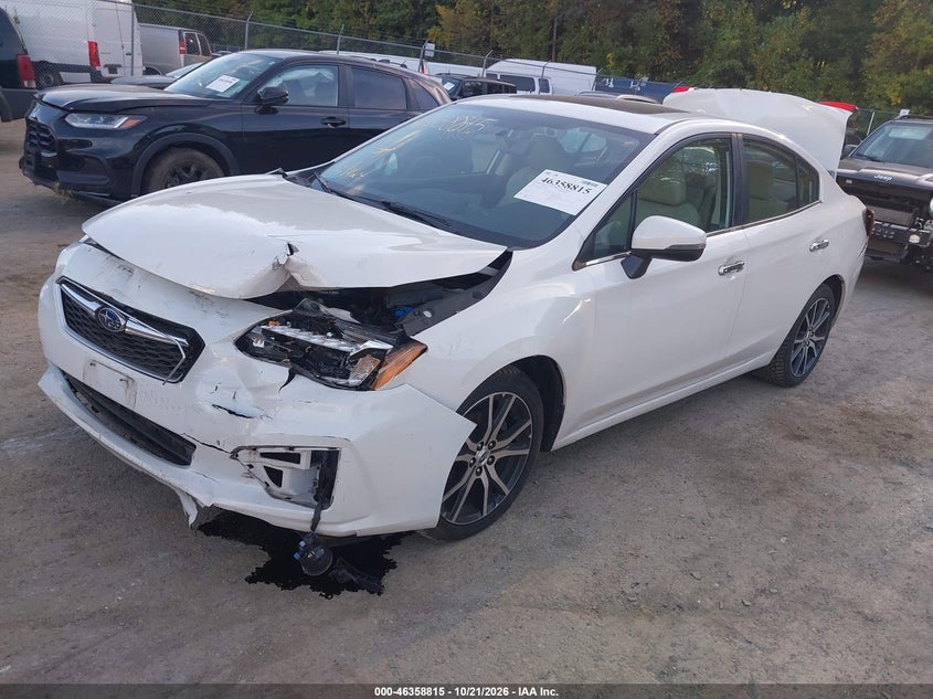 Vin: 4s3gkau68k3612400, lot: 46859094, subaru impreza 2.0i limited 20192