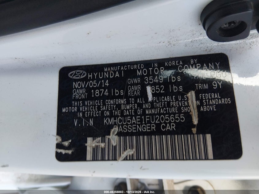 2015 HYUNDAI ACCENT SPORT · Фото 9