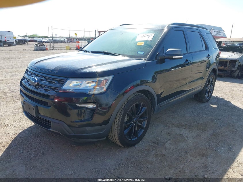 2019 Ford Explorer Xlt, Exterior Burn, IAAI, VIN 1FM5K7D87KGA07770 — photo 2