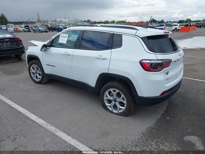 Vin: 3c4njdbn4st600884, lot: 46859178, jeep compass latitude 4x4 20253