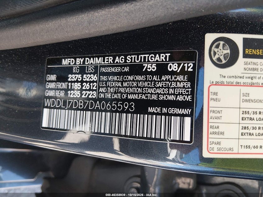 2013 MERCEDES-BENZ CLS 550 · Фото 9