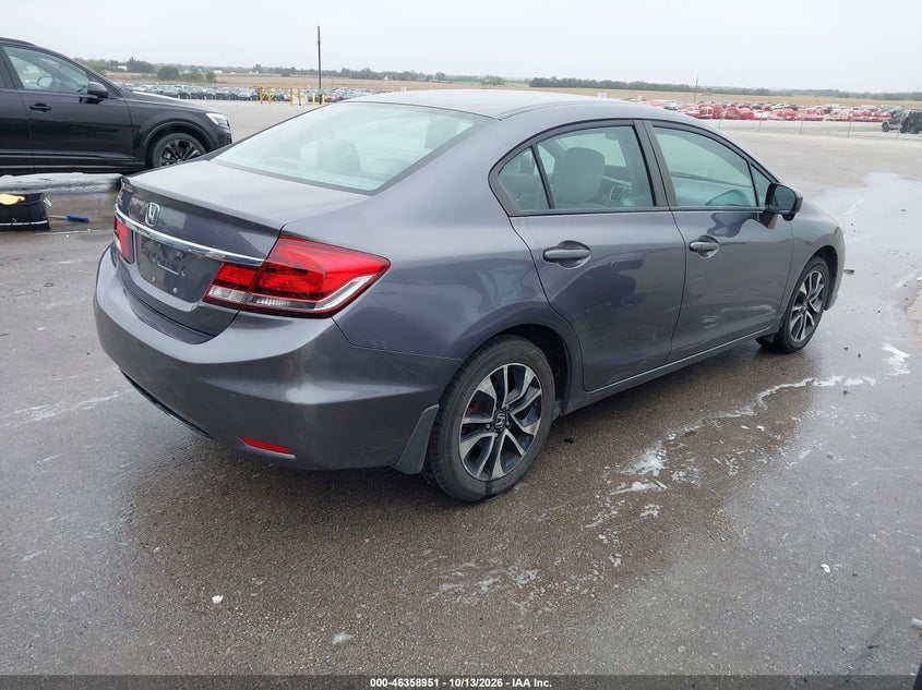 Vin: 19xfb2f81ee019023, lot: 46859230, honda civic ex 20144