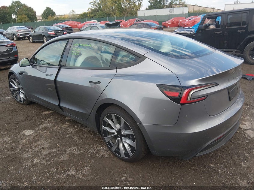 Vin: 5yj3e1eb3tf203971, lot: 46859231, tesla model 3 premium all-wheel drive 20263