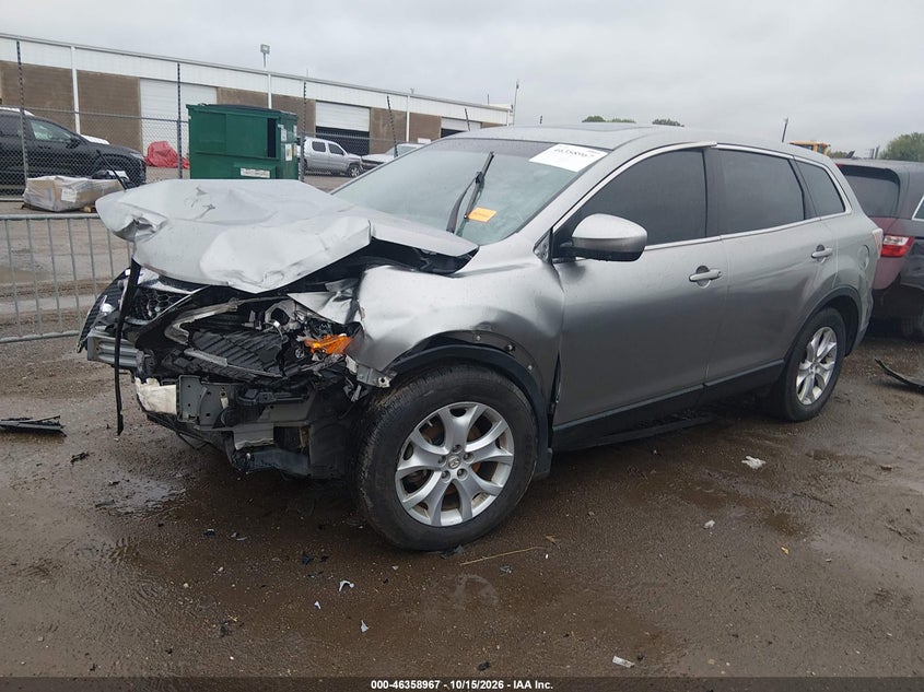Vin: jm3tb2ca3c0357093, lot: 46859246, mazda cx-9 touring 20122