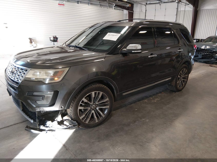 2017 Ford Explorer Platinum, Ходовая, IAAI, VIN 1FM5K8HT0HGE11510 — фото 2