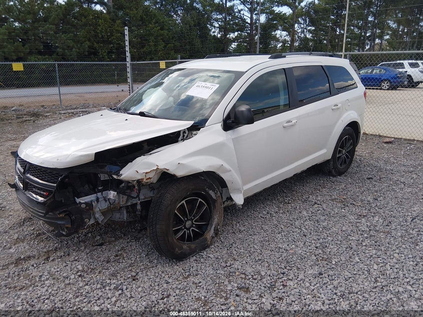 Vin: 3c4pdcab0ht710034, lot: 46859290, dodge journey se 20172