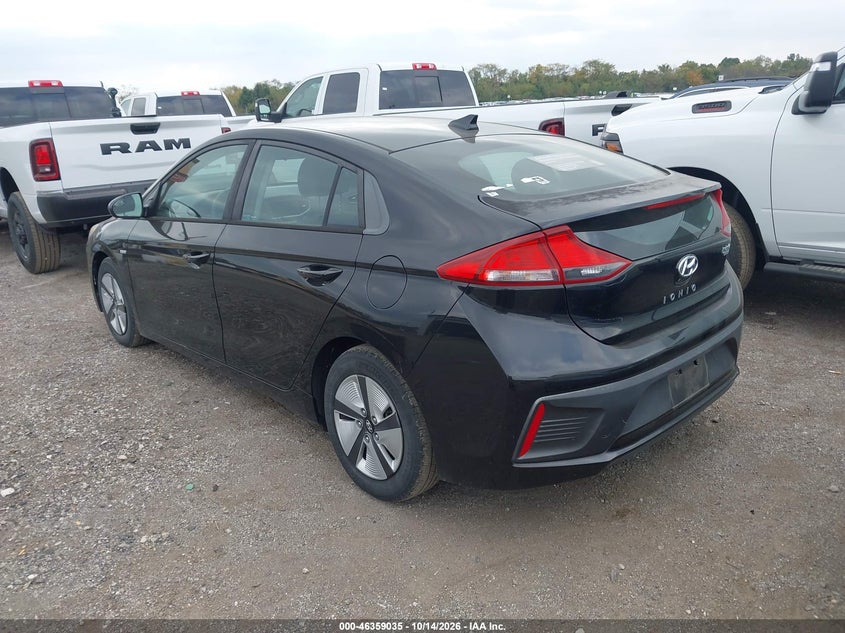 Vin: kmhc65lc1ju075343, lot: 46859314, hyundai ioniq hybrid blue 20183