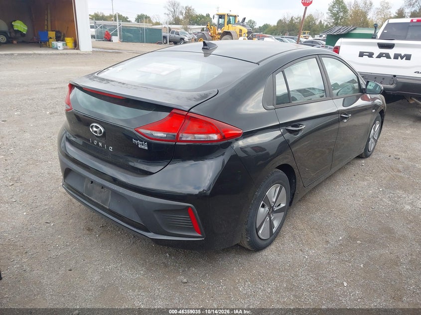 Vin: kmhc65lc1ju075343, lot: 46859314, hyundai ioniq hybrid blue 20184