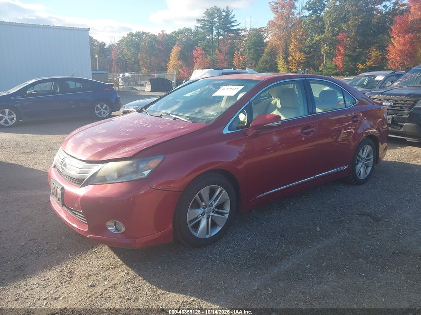 Vin: jthbb1ba5a2036348, lot: 46859404, lexus hs 250h 20102