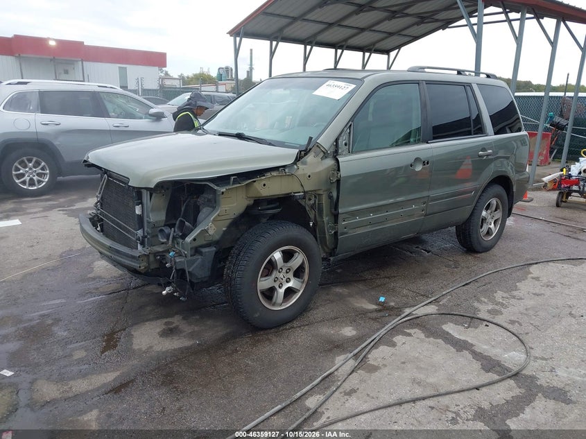 2008 Honda Pilot Ex-L, Удар спереду, IAAI, VIN 5FNYF18778B004861 — фото 2