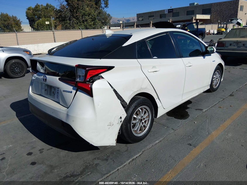 Vin: jtdkarfu2k3082142, lot: 46859424, toyota prius le 20194