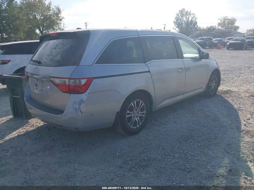Vin: 5fnrl5h66bb101780, lot: 46859450, honda odyssey ex-l 20114