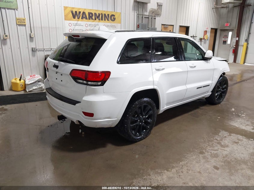 Vin: 1c4rjfag8jc203804, lot: 46859489, jeep grand cherokee altitude 4x4 20184