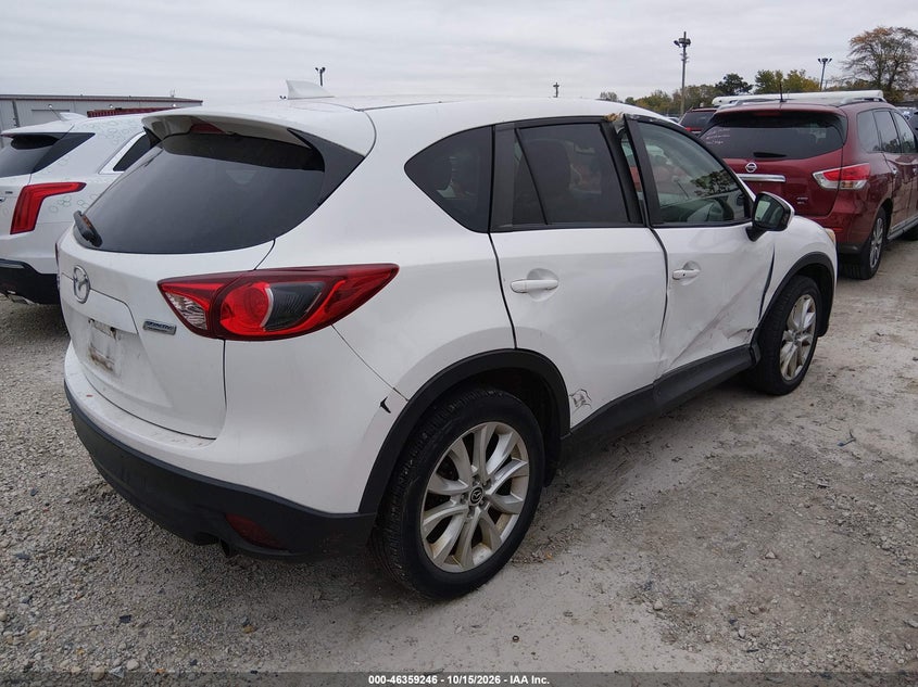 Vin: jm3ke4de6d0168908, lot: 46859525, mazda cx-5 grand touring 20134