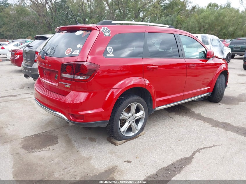 Vin: 3c4pdcgg9ht626183, lot: 46859529, dodge journey crossroad 20174