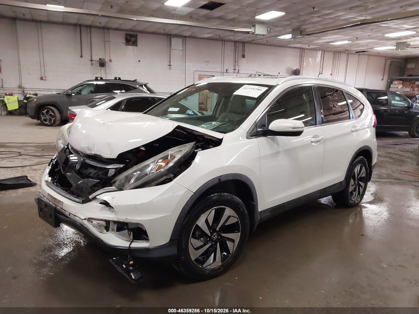 Vin: 5j6rm4h95gl024108, lot: 46859565, honda cr-v touring 20162