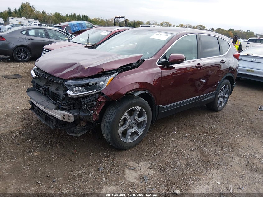 Vin: 7farw2h87je098818, lot: 46859583, honda cr-v ex-l/ex-l navi 20182