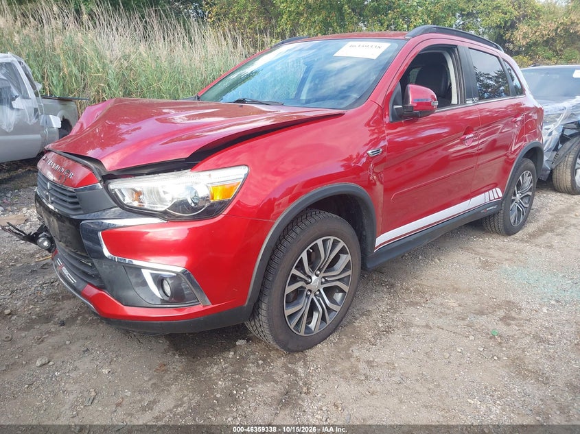 Vin: ja4ar4aw8gz056532, lot: 46859617, mitsubishi outlander sport 2.4 sel 20162