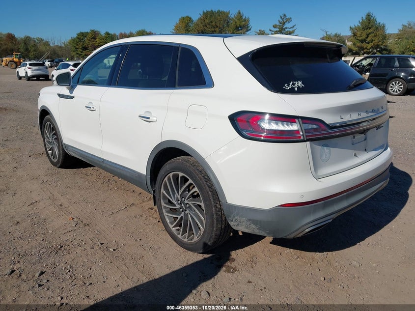 Vin: 2lmpj8k96lbl15622, lot: 46859632, lincoln nautilus reserve 20203