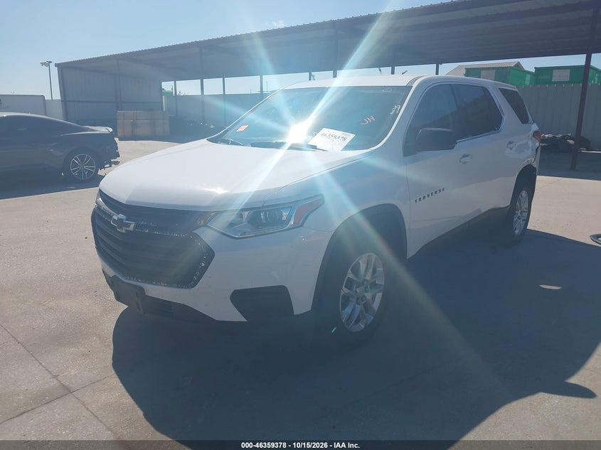 Vin: 1gnerfkw5lj110516, lot: 46859657, chevrolet traverse fwd ls 20202
