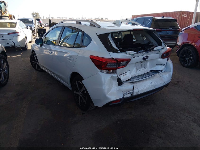 Vin: 4s3gtad67l3733501, lot: 46859677, subaru impreza premium 5-door 20203